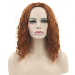 Red, Synthetic Hair Wigs For Women