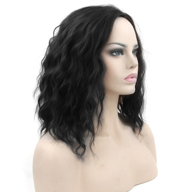 Red, Synthetic Hair Wigs For Women