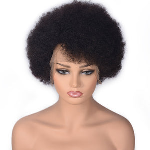 Short Curly, Human Hair Wigs For Women