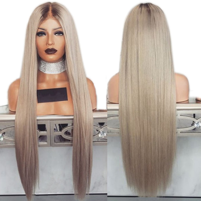 Straight Ombre, Human Hair Wigs For Women