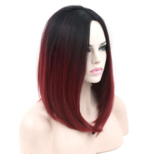Load image into Gallery viewer, Pink Ombre, Synthetic Hair Wigs For Women