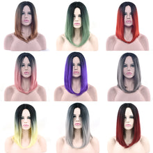Load image into Gallery viewer, Pink Ombre, Synthetic Hair Wigs For Women