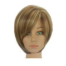 Load image into Gallery viewer, Blonde Brown Double Color, Synthetic Hair Wigs For Women