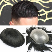 Load image into Gallery viewer, Black Color, Human Hair Wigs For Men