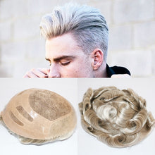 Load image into Gallery viewer, Blonde, Human Hair Wigs For Men