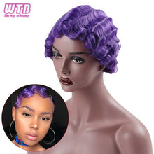 Load image into Gallery viewer, Black Wavy, Synthetic Hair Wigs For Women