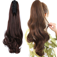 Load image into Gallery viewer, Curly Short Claw Ponytails Synthetic Hair My Little Pony Tail Clip In Hair Extensions Horse Chignon Hairpieces for Hair