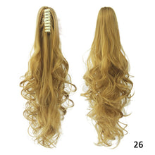 Load image into Gallery viewer, Curly Short Claw Ponytails Synthetic Hair My Little Pony Tail Clip In Hair Extensions Horse Chignon Hairpieces for Hair