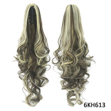 Load image into Gallery viewer, Curly Short Claw Ponytails Synthetic Hair My Little Pony Tail Clip In Hair Extensions Horse Chignon Hairpieces for Hair